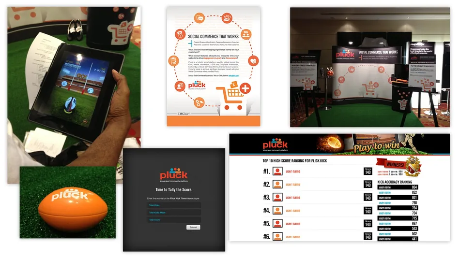 Pluck demos and giveaways