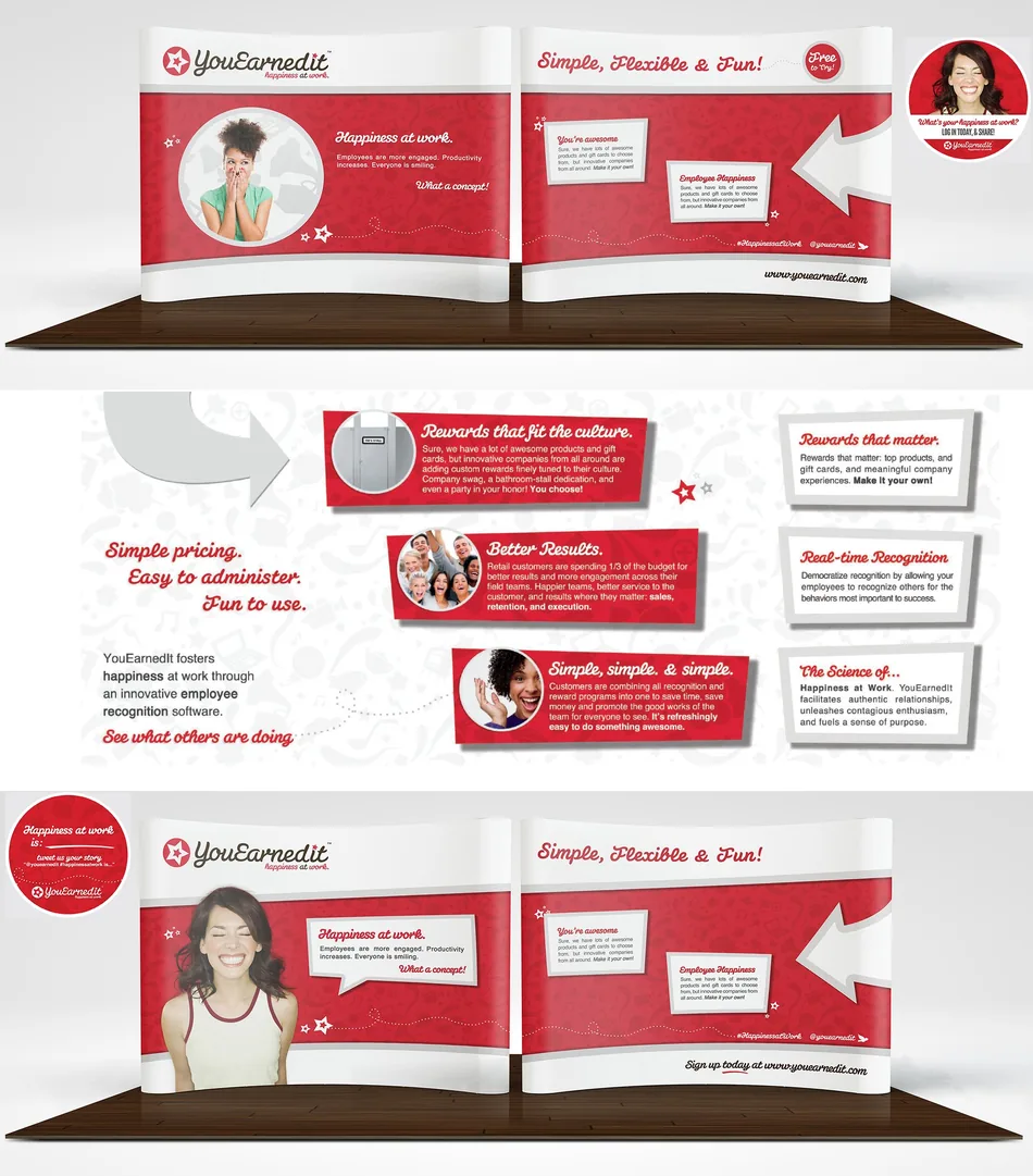 YouEarnedIt booth panels