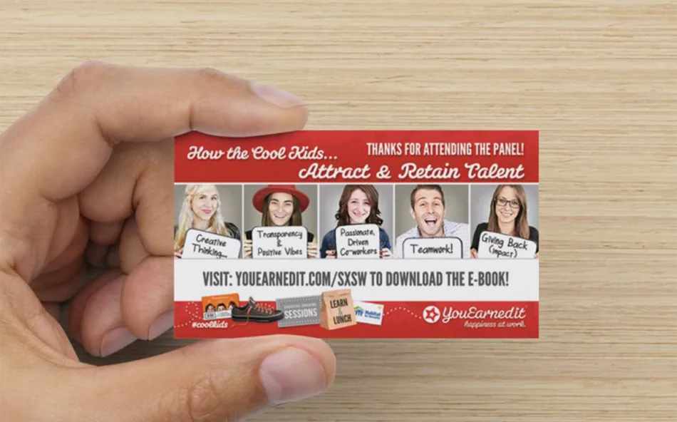 SXSW panel takeaway card