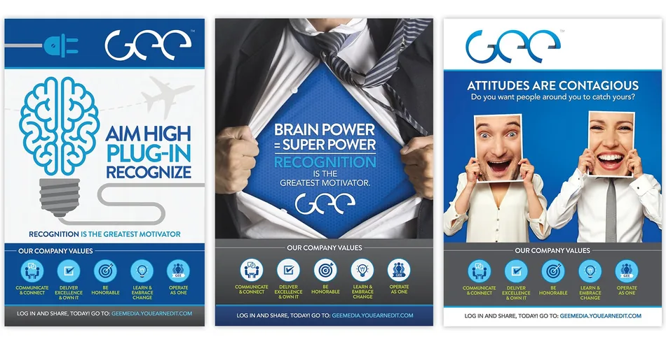 YouEarnedIt customer launch posters