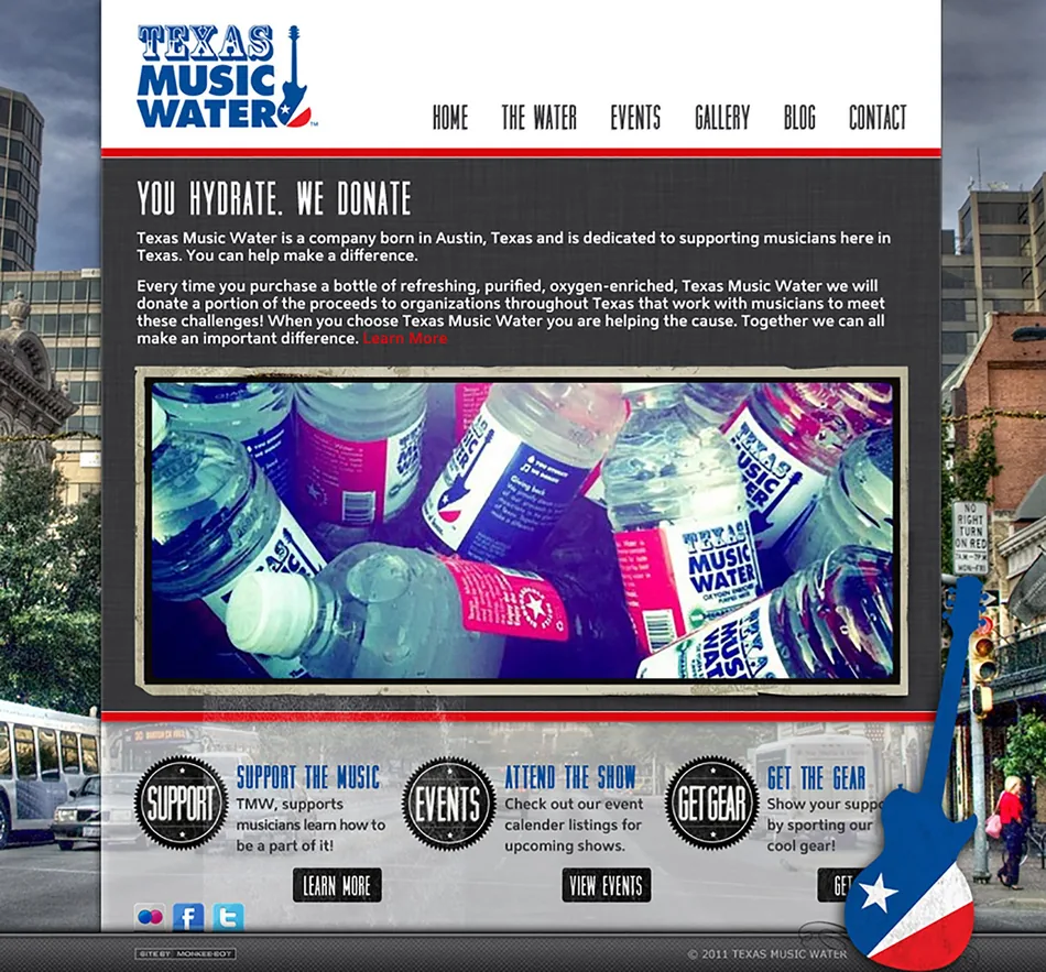 Texas Music Water