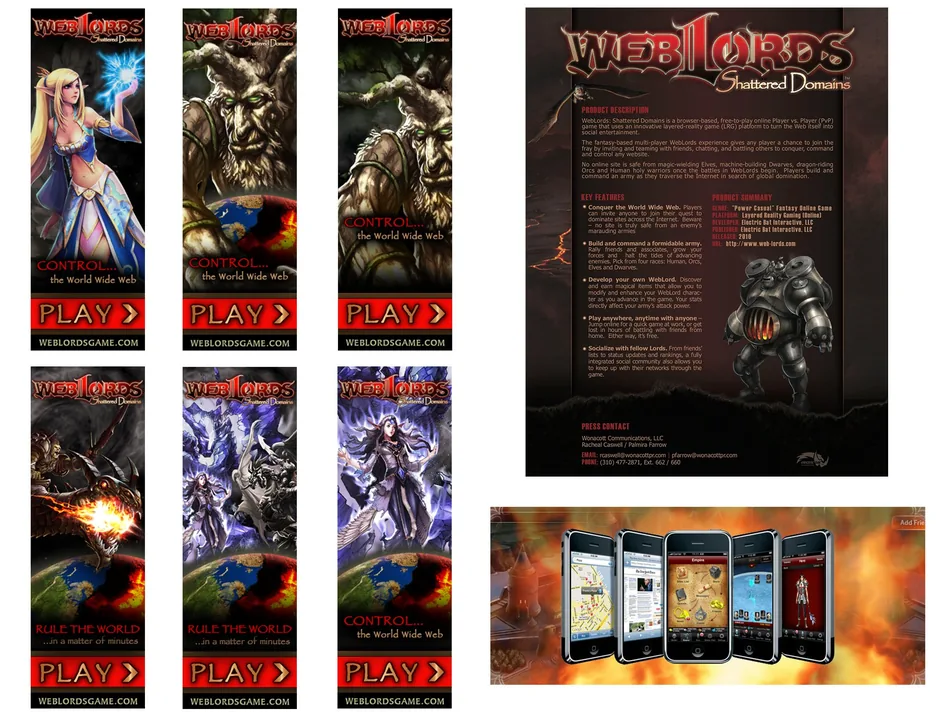 Weblords banners and mobile