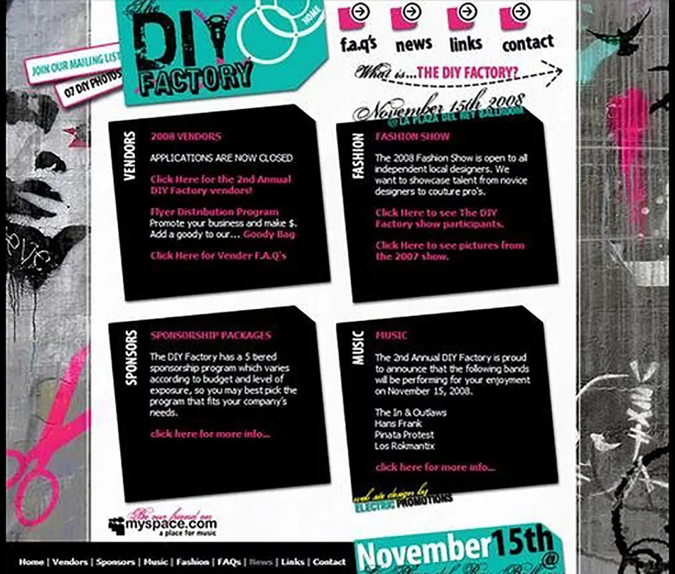 DIY Factory fashion show