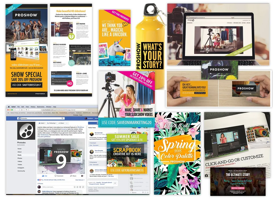 Campaigns: social, email, ebooks and the “What’s your story?” push